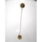 Ensemble de bain RETRO pour installation externe, chaîne, y compris Siphon, Bronze