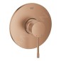 Grohe Essence - Mitigeur de douche à encastrer, Warm Sunset brossé 24057DL1