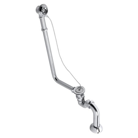 CHARLESTON Ensemble de bain pour l'installation externe, Chaîne, Y compris Siphon, Chrome