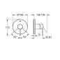 Grohe Essence - Mitigeur de douche à encastrer, Warm Sunset brossé 24057DL1