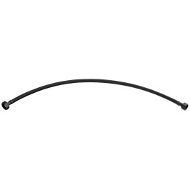 Poignée en acier inoxydable flexible FxF 3/8"x1/2", 60cm, noir mat