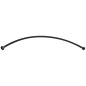 Poignée en acier inoxydable flexible FxF 3/8"x1/2", 60cm, noir mat