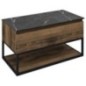 SKARA Vanity Unité 90x50x45cm, noir mat/oak collingwood SKARA Vanity Unité 90x50x45cm, noir mat/oak collingwood