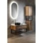 SKARA Vanity Unité 90x50x45cm, noir mat/oak collingwood SKARA Vanity Unité 90x50x45cm, noir mat/oak collingwood