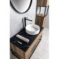 SKARA Vanity Unité 90x50x45cm, noir mat/oak collingwood SKARA Vanity Unité 90x50x45cm, noir mat/oak collingwood
