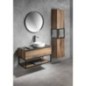 SKARA Vanity Unité 90x50x45cm, noir mat/oak collingwood SKARA Vanity Unité 90x50x45cm, noir mat/oak collingwood
