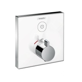 Hansgrohe Shower Select Glass - Mitigeur de douche thermostatique encastré, chrome 15737400