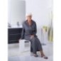 TRENDY Tabouret de bain, 40x48x27,5cm, tapis blanc