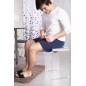 TRENDY Tabouret de bain, 40x48x27,5cm, transparent