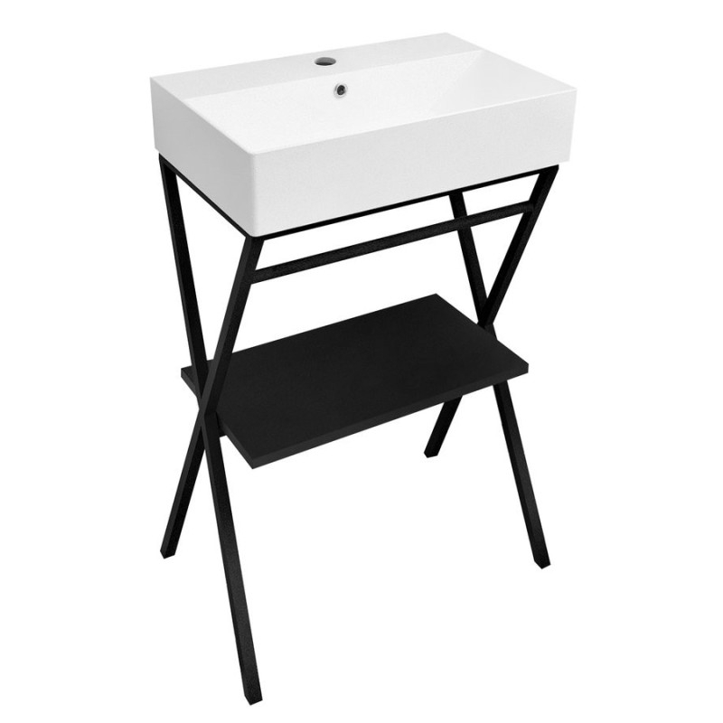 FERRO piédestal avec lavabo 600x880x420m m