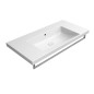 NORM Lavabo en céramique 100x50cm, NO TAP HOLE, blanc Extraglaze NORM Lavabo en céramique 100x50cm, NO TAP HOLE, blanc Extraglaze