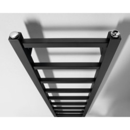 METRO LIGHT radiateur de salle de bain 300x1140 mm, noir mat