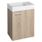 Armoire ZOJA avec lavabo 40x22 cm, chêne platine Armoire ZOJA avec lavabo 40x22 cm, chêne platine