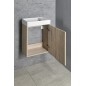 Armoire ZOJA avec lavabo 40x22 cm, chêne platine Armoire ZOJA avec lavabo 40x22 cm, chêne platine
