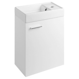 Armoire ZOJA avec lavabo 40x22 cm, blanc