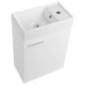 Armoire ZOJA avec lavabo 40x22 cm, blanc