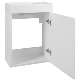 Armoire ZOJA avec lavabo 40x22 cm, blanc