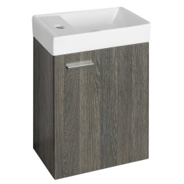 Armoire ZOJA avec lavabo 40x22 cm, mali wenge