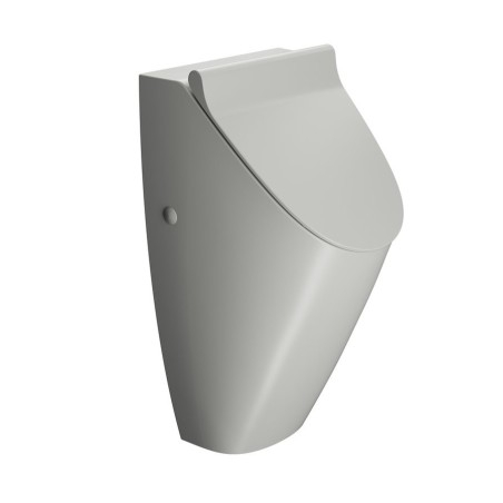 COMMUNITY retour inlet urinal avec des trous de couvercle 31x65cm, cenere mat