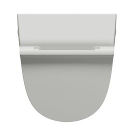 COMMUNITY retour inlet urinal avec des trous de couvercle 31x65cm, cenere mat