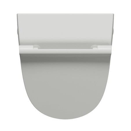 COMMUNITY retour inlet urinal avec des trous de couvercle 31x65cm, cenere mat