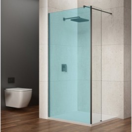 VARIO Vitrine 350 mm, verre clair, noir