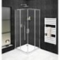 SIGMA SIMPLY Porte de douche coulissante pour entrée d'angle 1100 mm, verre clair SIGMA SIMPLY Porte de douche coulissante pour entrée d'angle 1100 mm, verre clair