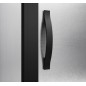 SIGMA SIMPLY BLACK Porte de douche coulissante pour entrée d'angle 800 mm, verre BRICK SIGMA SIMPLY BLACK Porte de douche coulissante pour entrée d'angle 800 mm, verre BRICK
