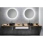 Miroir rond VISO avec éclairage LED, ø 90cm