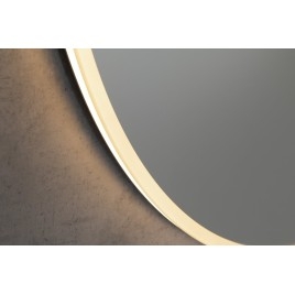 Miroir rond VISO avec éclairage LED, ø 80cm, capteur tactile, 2700-6500K