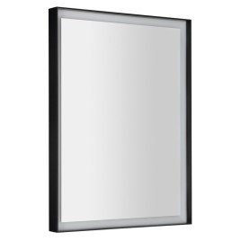 Miroir SORT avec éclairage LED 60x80cm, capteur IR sans toucher, 2700-6500K, tapis noir