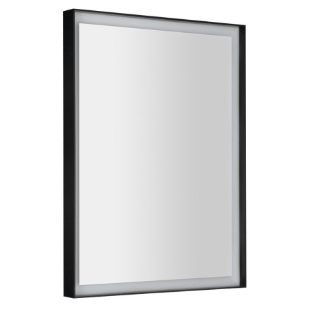 Miroir SORT avec éclairage LED 60x80cm, capteur IR sans toucher, 2700-6500K, tapis noir