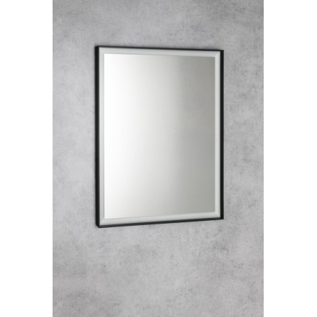 Miroir SORT avec éclairage LED 60x80cm, capteur IR sans toucher, 2700-6500K, tapis noir