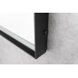 Miroir SORT avec éclairage LED 60x80cm, capteur IR sans toucher, 2700-6500K, tapis noir