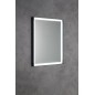 Miroir SORT avec éclairage LED 60x80cm, capteur IR sans toucher, 2700-6500K, tapis noir