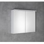 KAWA STRIP LED Armoire miroir 80x70x22cm, blanc