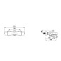 Jika Deep - Mitigeur thermostatique de baignoire, chrome H3231U70044001 Jika Deep - Mitigeur thermostatique de baignoire, chrome H3231U70044001