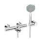 Jika Deep - Mitigeur thermostatique de baignoire avec accessoires, 3 sorties, chrome H3231U70042711 Jika Deep - Mitigeur thermostatique de baignoire avec accessoires, 3 sorties, chrome H3231U70042711