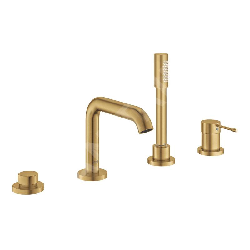 Grohe Essence - Combiné quatre trous pour plage de baignoire, Cool Sunrise brossé 19578GN1 Grohe Essence - Combiné quatre trous pour plage de baignoire, Cool Sunrise brossé 19578GN1