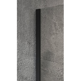 VARIO BLACK Shower Enclosure, verre nordique, 1200 mm