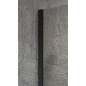 VARIO BLACK Shower Enclosure, verre nordique, 1200 mm