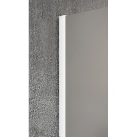 VARIO WHITE Walk-In Shower Enclosure, verre nordique, 700 mm