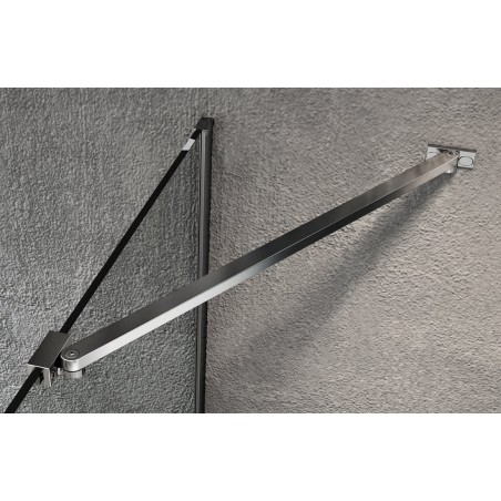 VARIO CHROME Fermeture de douche, verre nordique, 800 mm