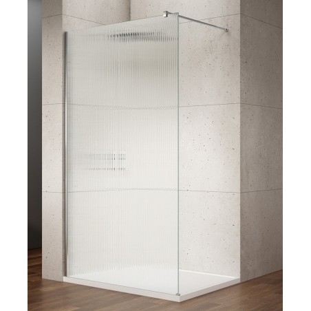 VARIO CHROME Fermeture de douche, verre nordique, 900 mm