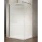 VARIO BLACK Shower Enclosure, verre nordique, 900 mm