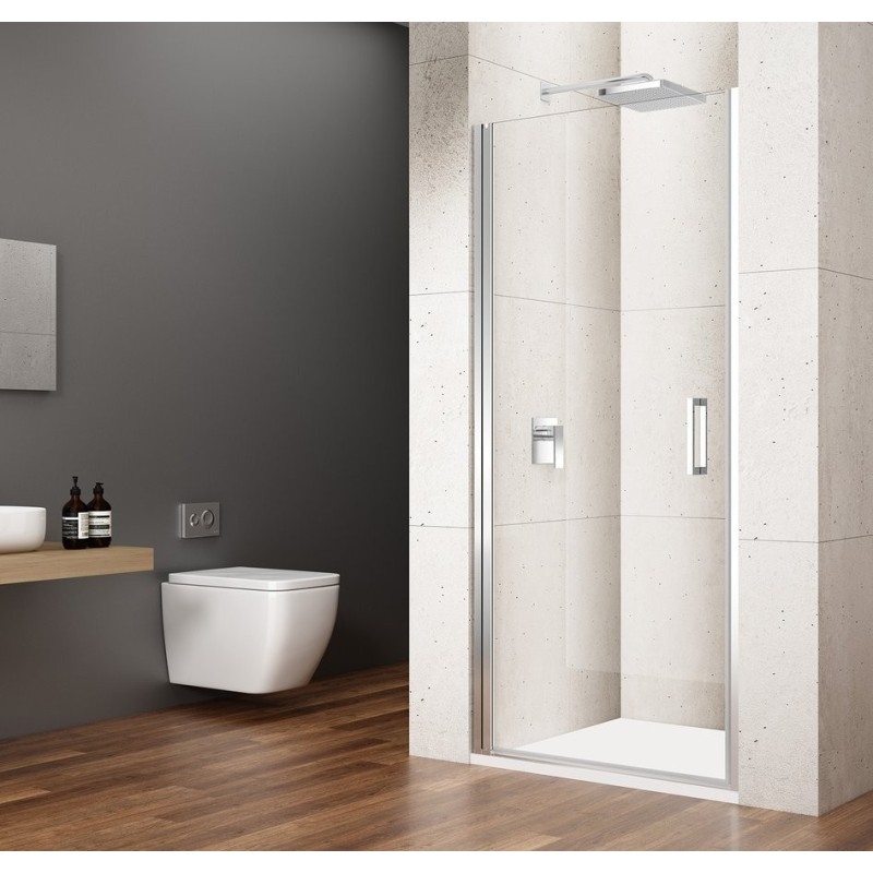 LORO Porte de douche 800 mm, verre clair LORO Porte de douche 800 mm, verre clair