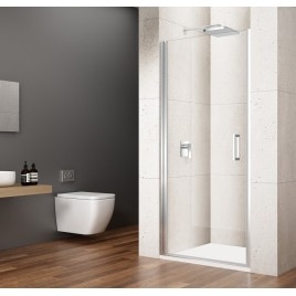 LORO Porte de douche 800 mm, verre clair