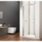 LORO Porte de douche 900 mm, verre clair