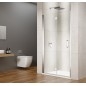 LORO Porte de douche bi-fold 800 mm, verre clair LORO Porte de douche bi-fold 800 mm, verre clair