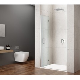 LORO Porte de douche bi-fold 800 mm, verre clair